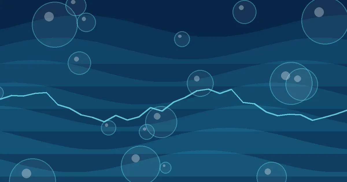 Layered blue water paths illustrating beginner trading strategy choices and SwissVergleich research